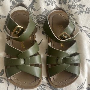 Shoes, salt water original, toddler 7, olive